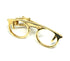 Glasses Tie Clip, Gold